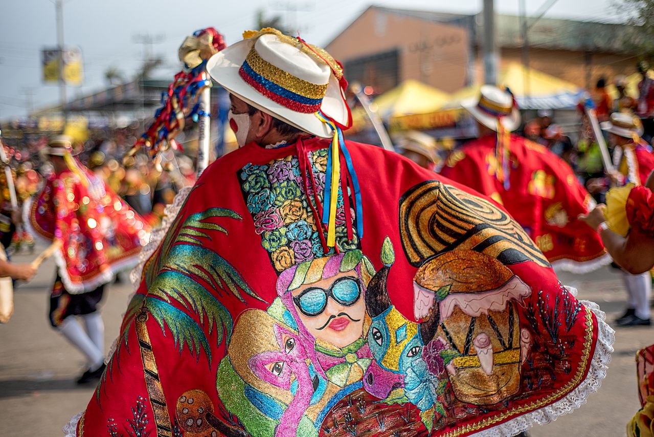 Festival al aire libre con público
